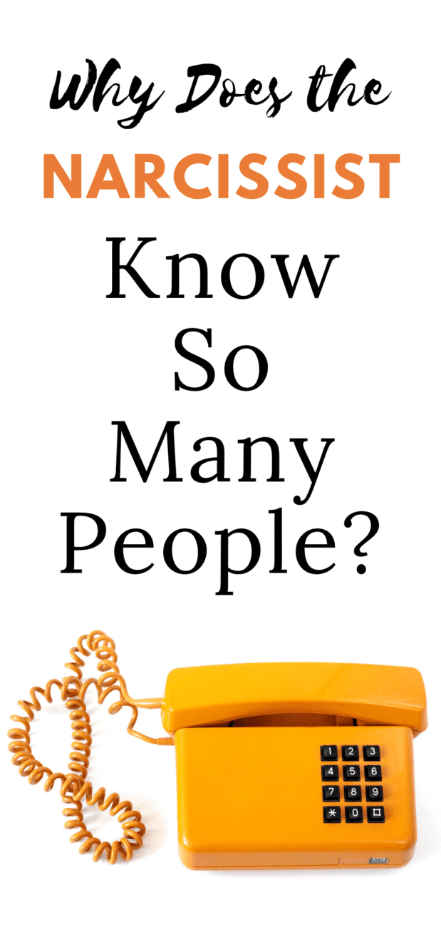 why does the narcissist have so many friends